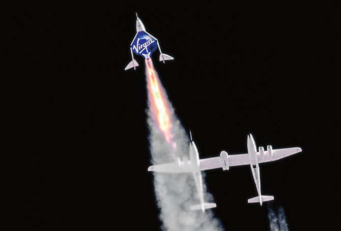Virgin Galactic’s rocket-powered space plane